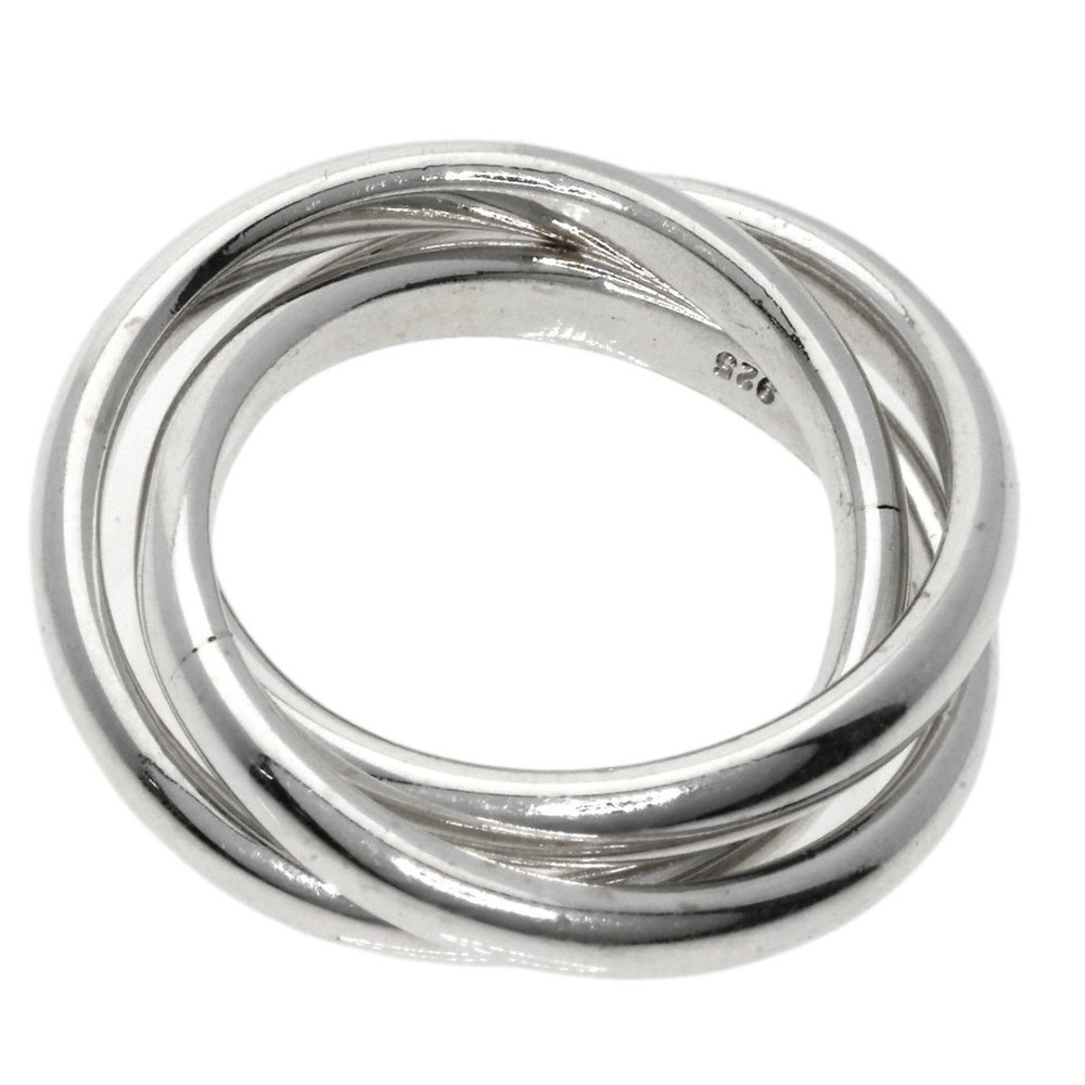 Tiffany Authentic Silver Trinity Ring - image 4